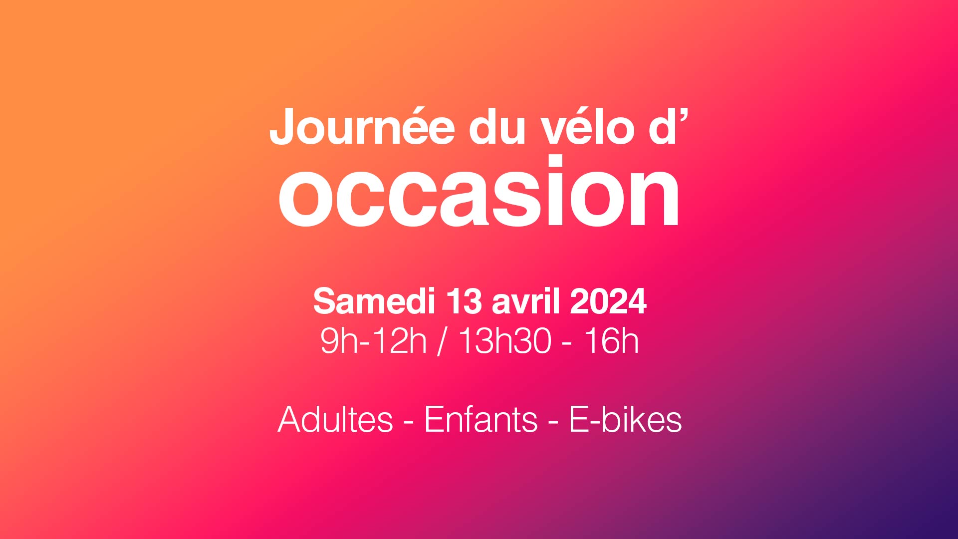 Le guide pour l’achat d’un vélo d’occasion.