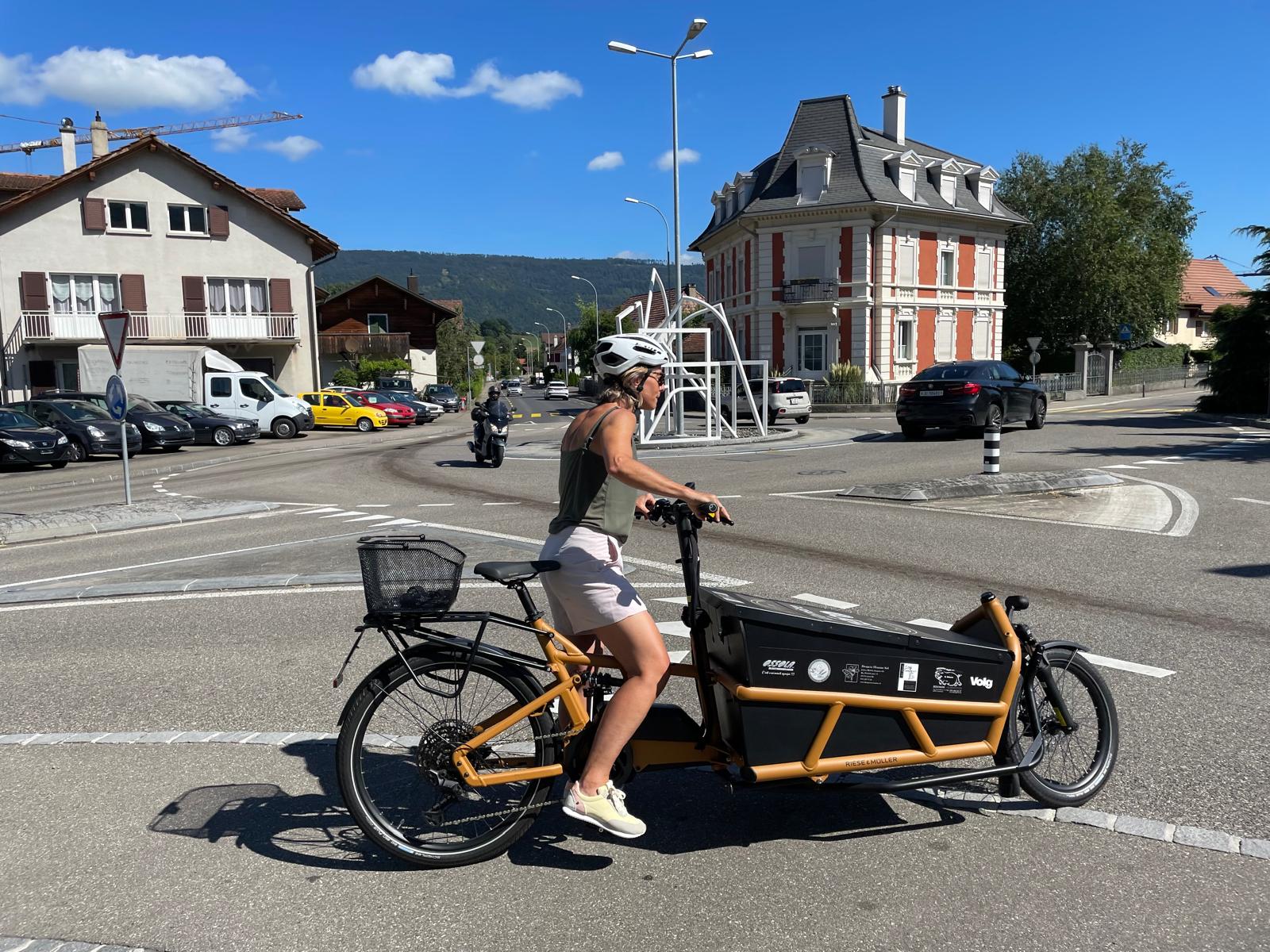 Le premier vélo cargo électrique en libre-service du canton du Jura